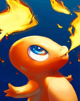 Charmander-paint-by-number