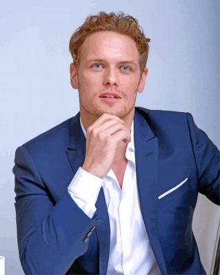 Classy sam heughan paint by number