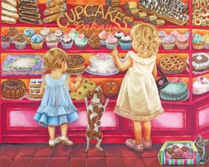 Cupcakes-Bakery-paint-by-numbers