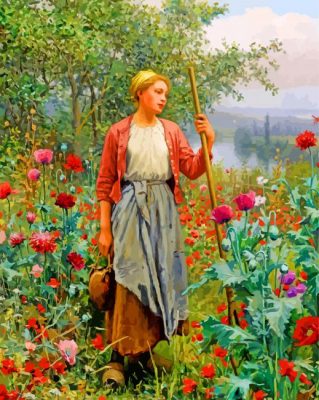 Daniel Ridgway Poppies paint by numbers