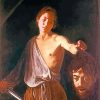 David with the Head of Goliath Caravaggio paint by number