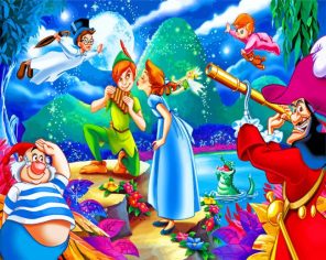 Disney Peter Pan Paint By Numbers - Numeral Paint Kit