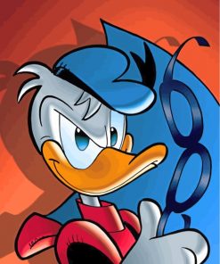 Donald Duck paint by numbers