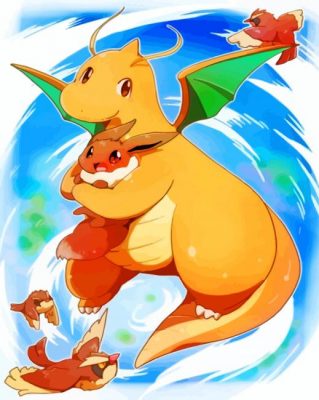 Eevee Pokemon Anime Paint By Numbers - Numeral Paint Kit