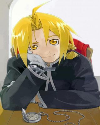 Edward Elric paint by number