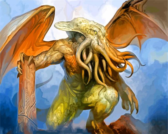  Cthulhu DIY Diamond Paintings by Number Kits for Adult