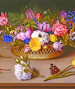 Flowers still life Ambrosius Bosschaert paint by number