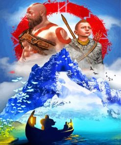 ﻿God Of War Game Adventure Paint By Number