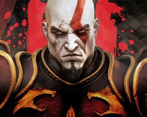 God-of-war-Game-Kratos-paint-by-numbers