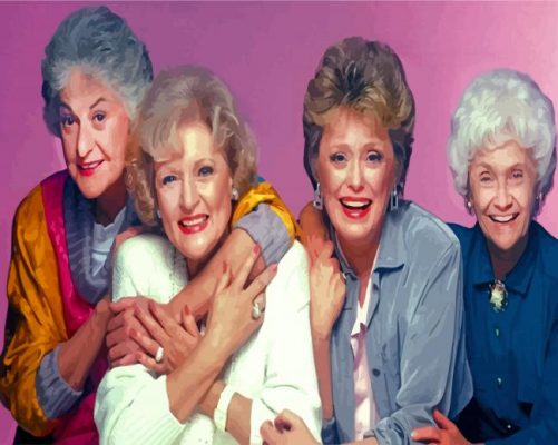 Golden girls sitcom paint by number