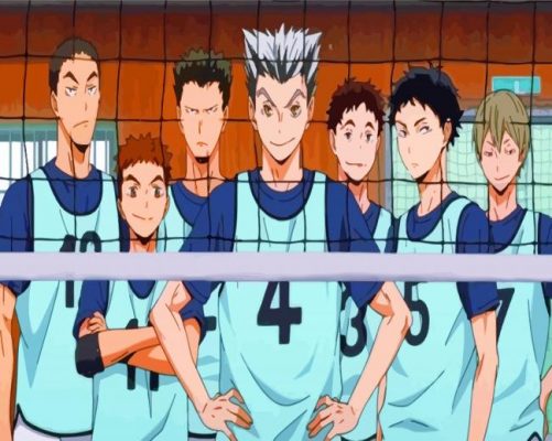 Haikyuu Anime Paint By Numbers - Numeral Paint Kit