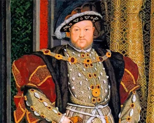 Henry VIII England King paint by number