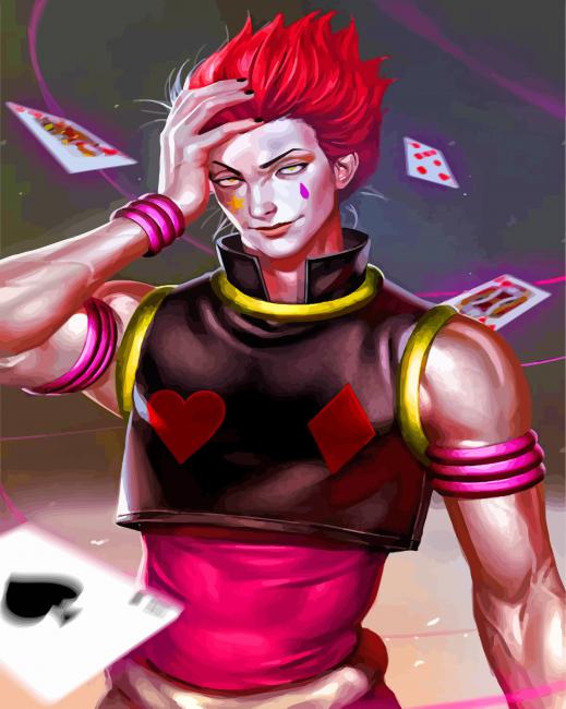Hisoka Morow Hunter X Hunter Anime Paint By Numbers - Numeral Paint Kit