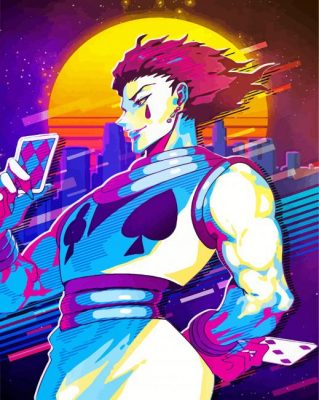Hisoka The Magician Art paint by number
