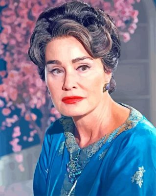 Jessica Lange Joan Crawford paint by number
