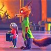 Juddy And Nick Zootopia paint by number