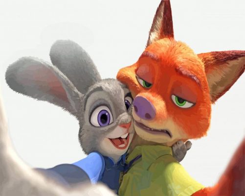 Judy And Nick paint by numbers