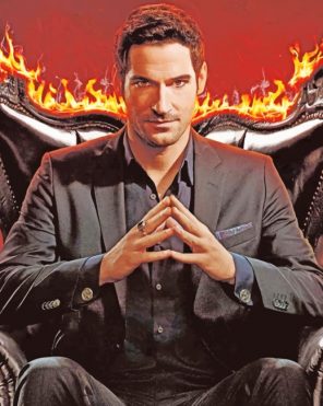Lucifer Character paint by numbers