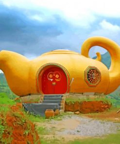 Magic teapot House paint by number