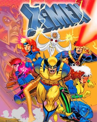 Marvel X Men paint by numbers