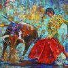 Matador And Bull Art paint by number