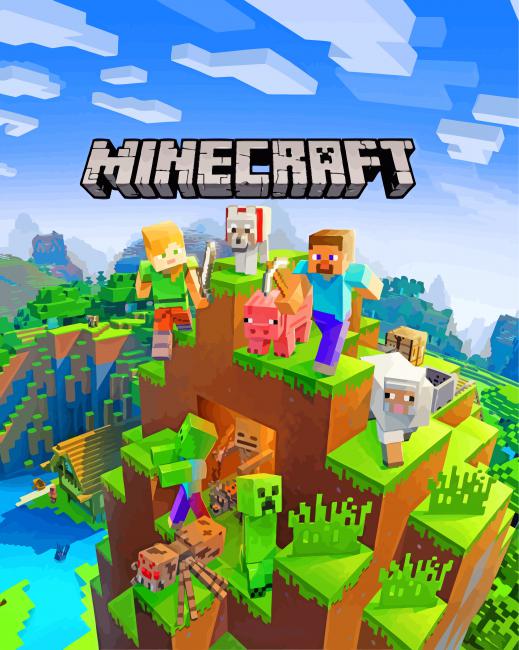 Minecraft Online Game Paint By Number 