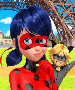 Miraculous Ladybug Comic Paint by number