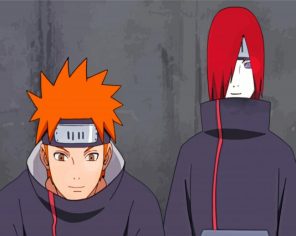 Nagato And Yahiko Paint By Number Numeral Paint