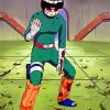 Naruto Rock Lee paint by number