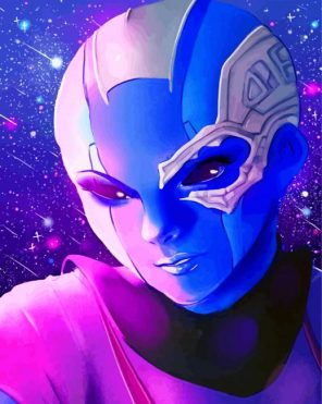 Nebula-Guardians-of-the-Galaxy-paint-by-number