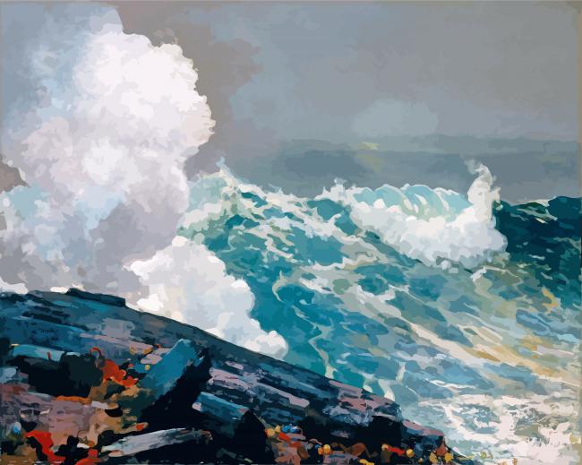 Northeaster Winslow Homer Paint By Numbers - Numeral Paint Kit