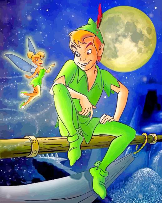 Peter Pan Disney Paint By Numbers - Numeral Paint Kit