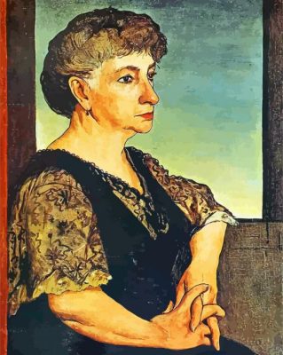 Portrait of artists mother paint by number