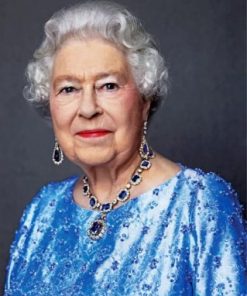 Beautiful Queen Elizabeth II paint by numbers
