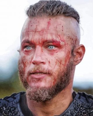 Ragnar Vikings paint by number