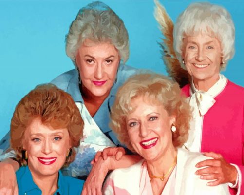 Sitcom The Golden Girls paint by number