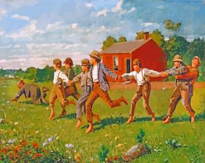 Snap The Whip Winslow Homer - Paint By Number - Numeral Paint