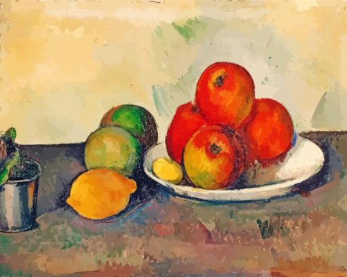 Still Life With Apples Paul Cezanne paint by numbers