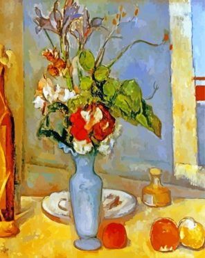 The Blue Vase Paul Cezanne Paint By Numbers - Numeral Paint Kit