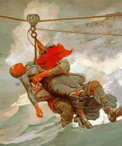 The Life Line winslow homer paint by numbers