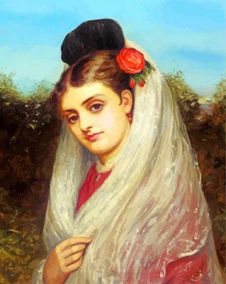 The Young Bride Paint by numbers