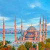 Turkey The Blue Mosque paint by number
