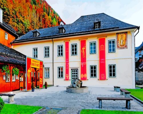 Welterbe museum Hallstatt Paint by number