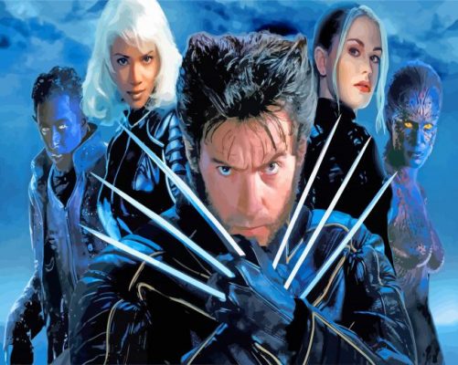 X Men Movie Paint By Numbers - Numeral Paint Kit