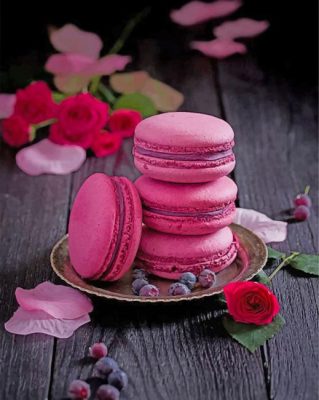 Aesthetic Macaroons paint by numbers