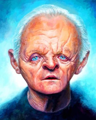 Anthony Hopkins Caricature Paint By Numbers