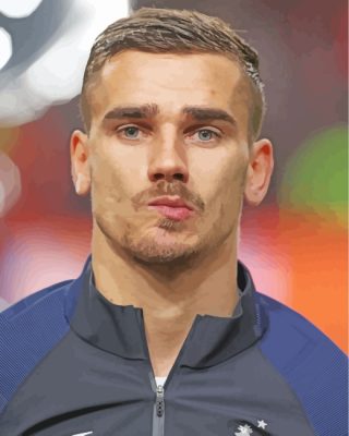 Antoine Griezmann Paint By Numbers