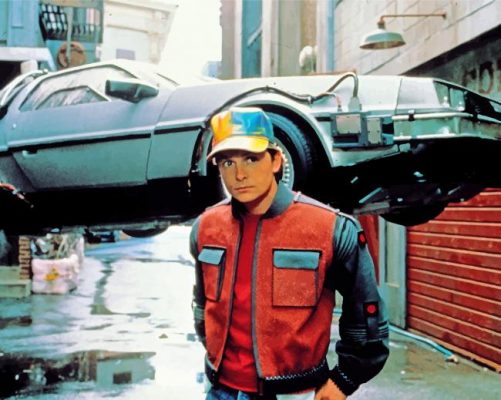 Marty McFly Paint by numbers