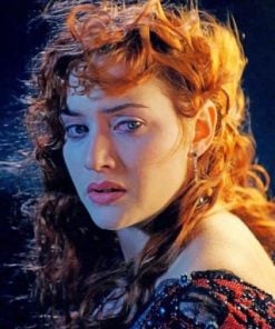 Kate Winslet Rose Paint by numbers