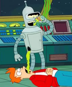 bender-futurama-paint-by-numbers